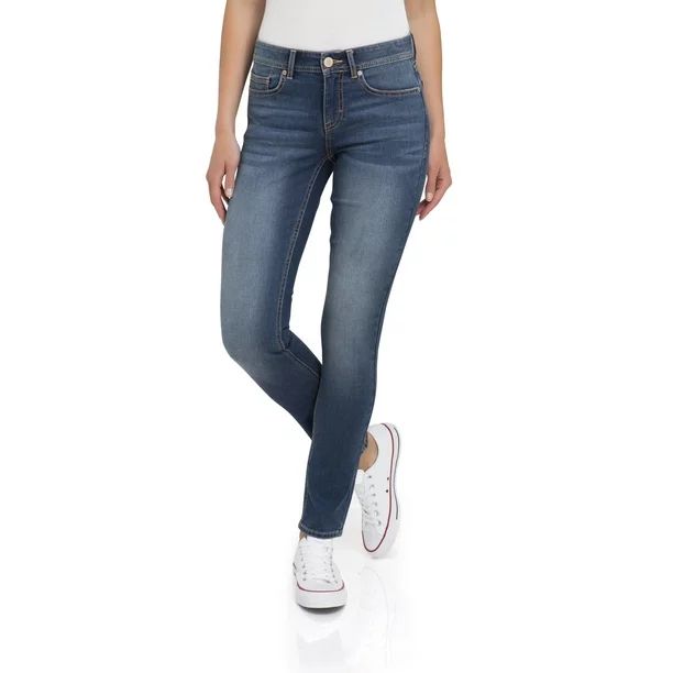 Jordache Women's Essential High Rise Super Skinny Jean, Short Inseam | Walmart (US)