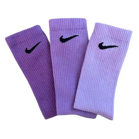 Purple Pack Nike Crew Socks Dri Fit Adult Unisex Large 3 - Pack | Walmart (US)