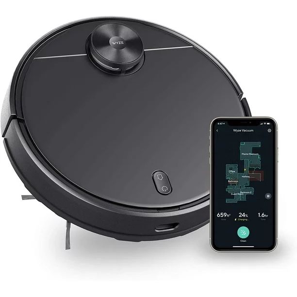 Wyze Robot Vacuum with LiDAR Room Mapping, 2,100Pa Strong Suction, Straight-line Movements, Virtu... | Walmart (US)