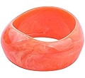 Caiyao Statement Domed Resin Bracelet Transparent Acrylic Geometric Tortoiseshell Chunky Thick Ba... | Amazon (US)