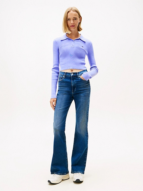 Sylvia High Rise Skinny Flared Jeans | Tommy Hilfiger UK