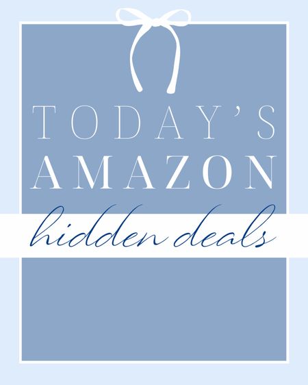today’s hidden deals on Amazon! get them while it lasts! 

#LTKsalealert #LTKhome