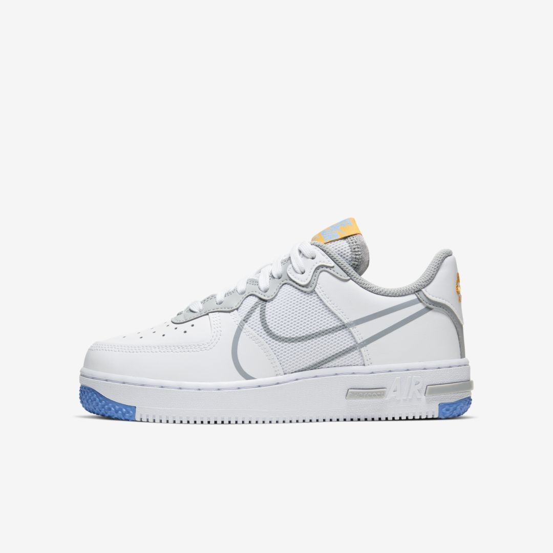 Nike Air Force 1 React Big Kids' Shoe (White) | Nike (US)