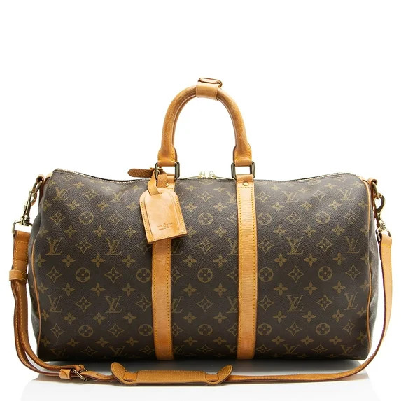 Pre-Owned Louis Vuitton Vintage Monogram Canvas Keepall Bandouliere 45 Duffle | Walmart (US)