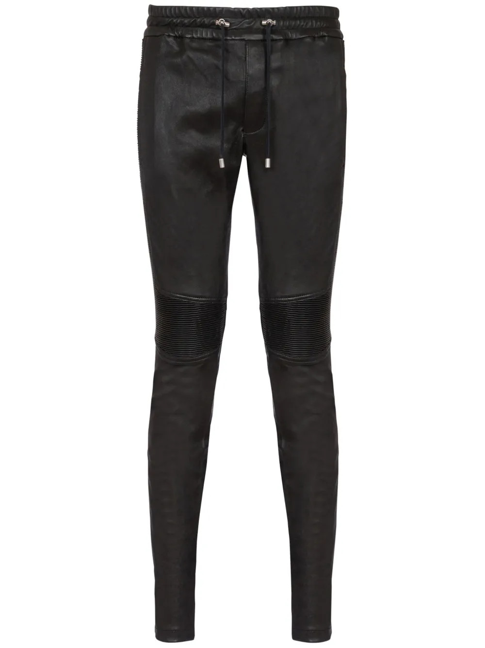 drawstring leather trousers | Farfetch Global