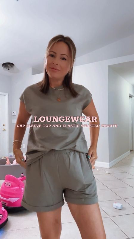 Summer Amazon loungewear sets im loving lately. Perfect for mommy mode 👌🏼 

#LTKFindsUnder50 #LTKVideo #LTKFamily