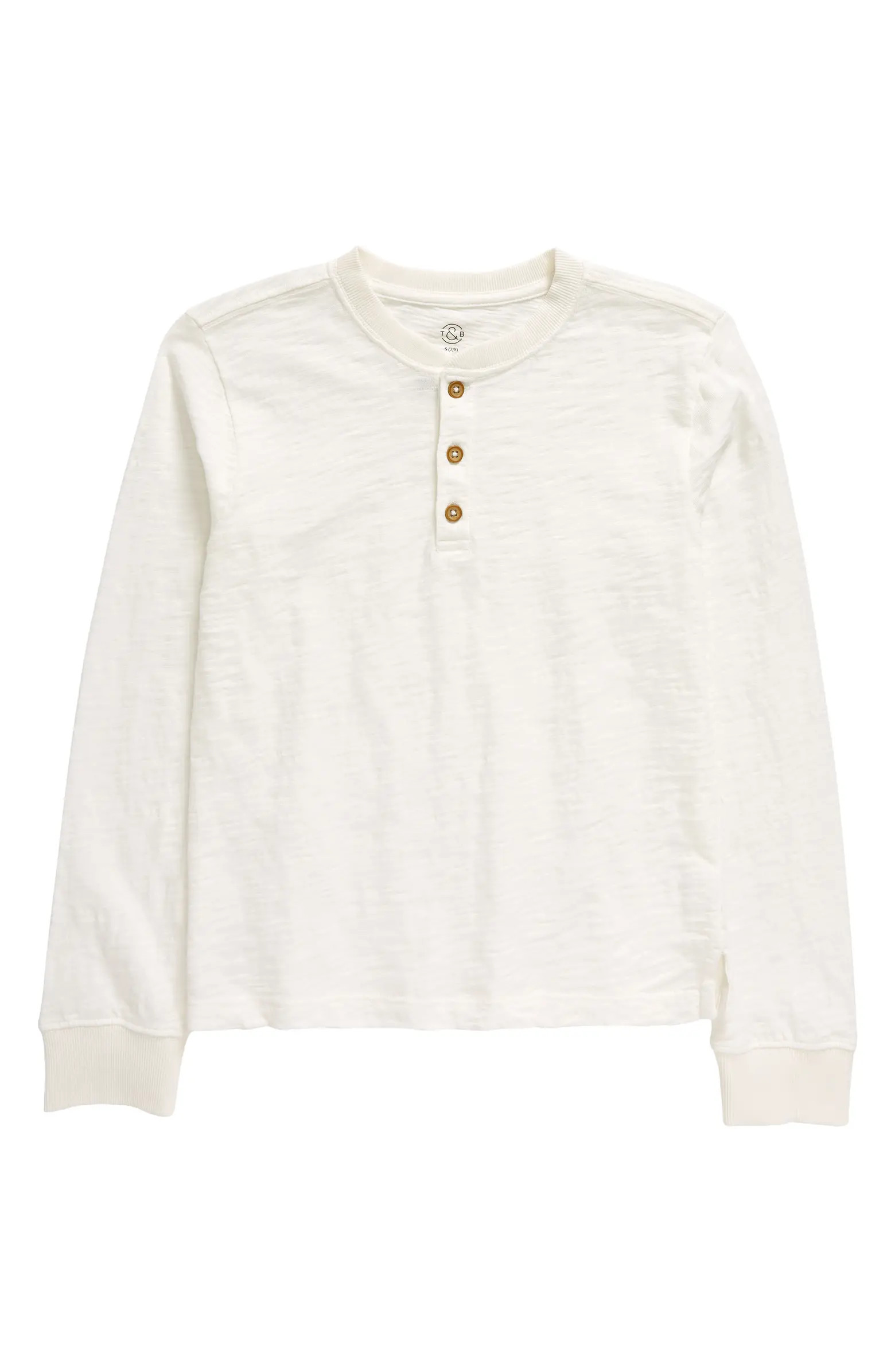 Treasure & Bond Kids' Slub Cotton Henley | Nordstrom | Nordstrom