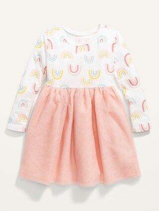 Long-Sleeve Tutu Dress for Toddler Girls | Old Navy (US)