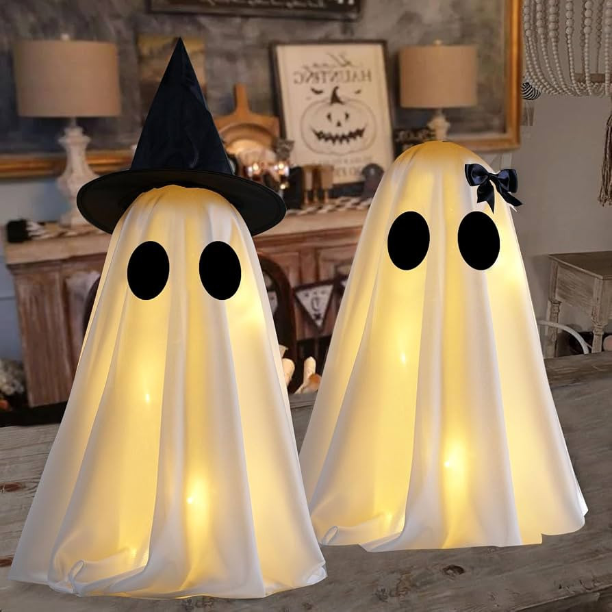 Halloween Ghost Decorations,Spooky Ghost Crafts for Halloween Decor Indoor | Amazon (US)