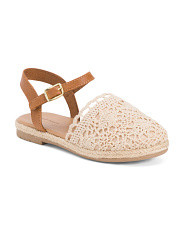 Crochet Espadrille Style Sandals (toddler) | Toddler Girls' Shoes | Marshalls | Marshalls