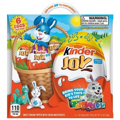 Kinder Joy Easter Eggs - 4.2oz/6ct (Packaging May Vary) | Target