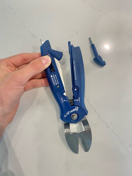 The tool that has it all! 
- Screw driver 
- Razor Knife
- Cutters
We use it for opening all of our packages. This would also be such a good Father’s Day Gift too! 

#LTKFind #LTKunder50