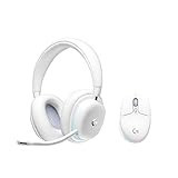 Logitech G735 Wireless Gaming Headset + G705 Mouse, Customizable LIGHTSYNC RGB Lighting, Lightspeed Wireless, Bluetooth, PC/Mac/Laptop - White Mist | Amazon (US)