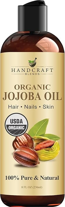 Handcraft Blends USDA Organic Jojoba Oil | Cold-Pressed | 8 Fl Oz | 100% Pure & Natural | for Hai... | Amazon (US)