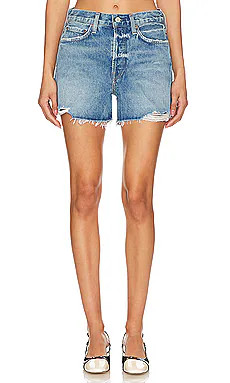 AGOLDE Parker Long Short in Lowkey from Revolve.com | Revolve Clothing (Global)