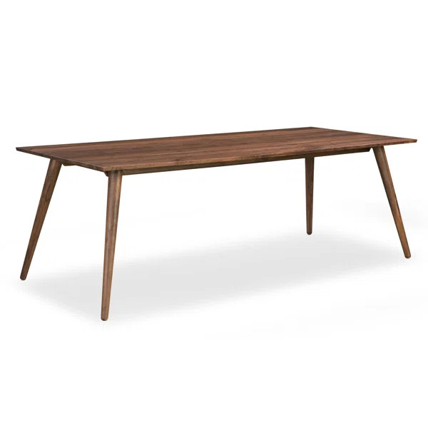 Drew 37.5'' Walnut Solid Wood Dining Table | Wayfair North America