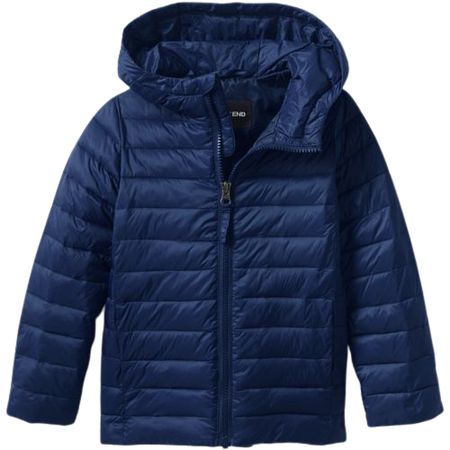 Kids ThermoPlume Packable Hooded Jacket | Lands' End (US)