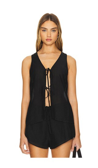 SNDYS Bijou Top in Black. - size XXL (also in L, M, S, XL, XXS) | Revolve Clothing (Global)