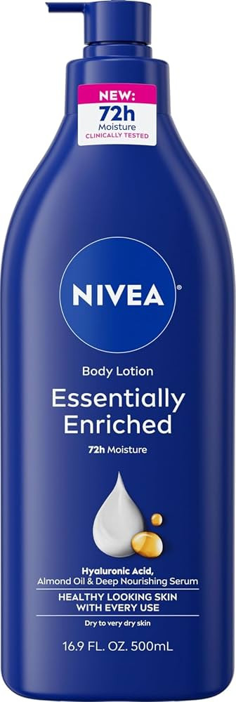 NIVEA Essentially Enriched Body Lotion, Very Dry Skin, Almond Oil, 16.9 Oz | Amazon (US)