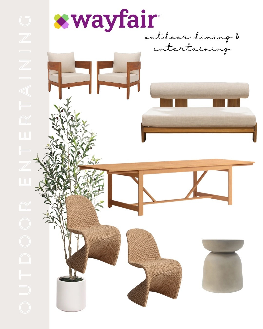 Outdoor dining season is officially here ☀️ Creating a cozy outdoor space makes such a difference, and Wayfair has so many beautiful options for patio and outdoor dining furniture. Linking somr favorite pieces to help you create your own backyard getaway.

#ad #Wayfair #WayfairPartner #wishyouwerehere #outdoor @Wayfair 

#LTKSaleAlert #LTKSeasonal #LTKHome