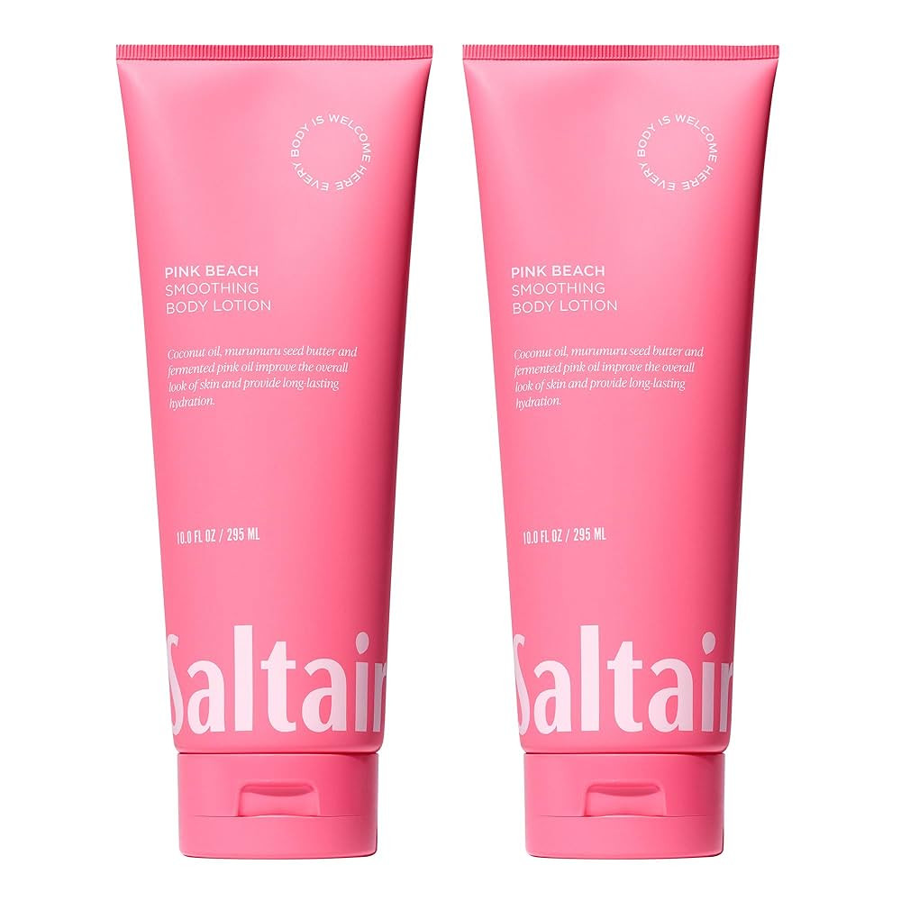Saltair Body Lotion - 2 Pack Moisturizing Lotion For Dry Skin. Pink Beach Scented Hydrating Body ... | Amazon (US)