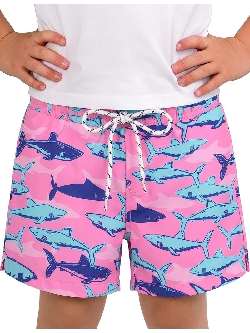 Zando Kids Swim Trunks Toddler Boys Swim Shorts with Boxer Brief Liner Quick Dry Boys Bathing Sui... | Walmart (US)
