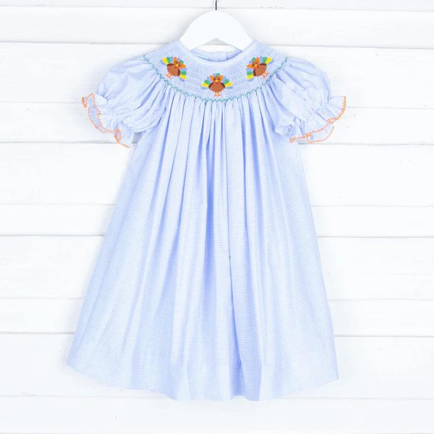 Gobble Gobble Smocked Dress | Classic Whimsy