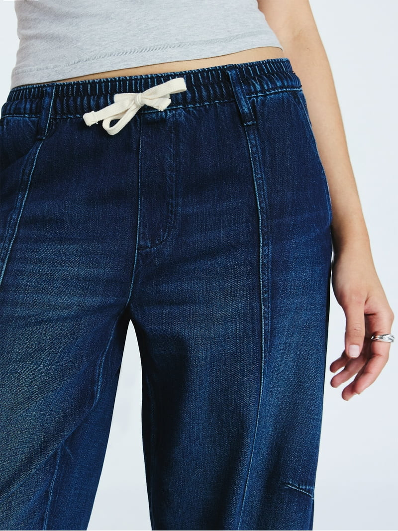 Scoop Women's Pull-on Crop Barrel Pants, Sizes XS-XXL | Walmart (US)