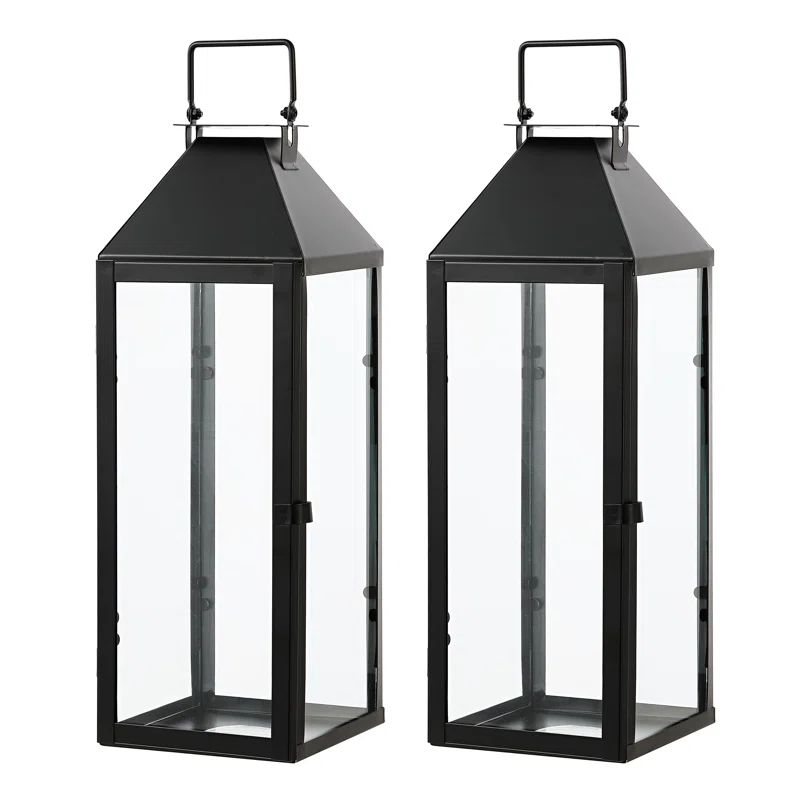 Ruane 17.5'' Outdoor Lantern (Set of 2) | Wayfair North America