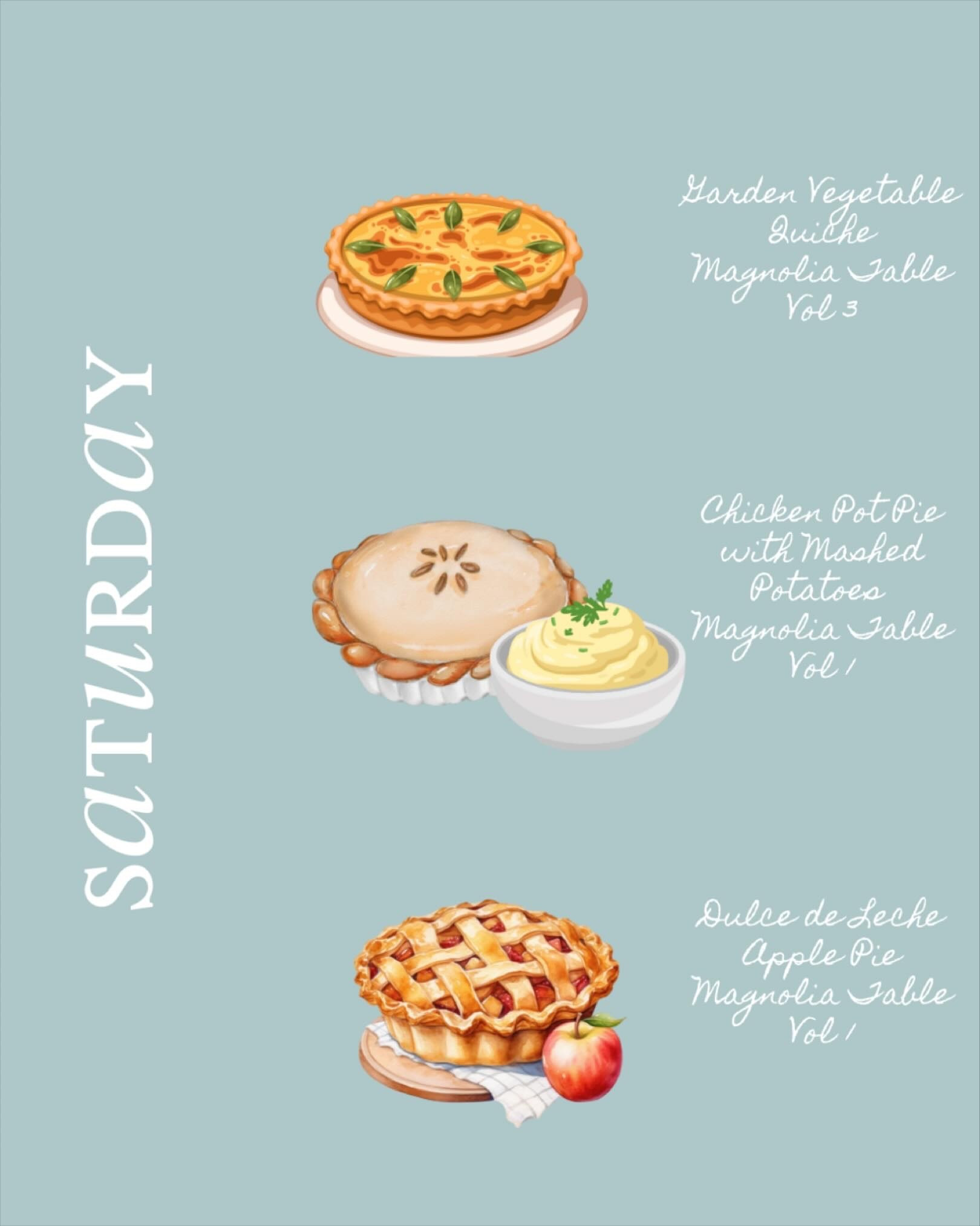 Some Saturdays are for errands. Mine’s for pies. 
See what’s baking on the blog. Link in bio, @mealandgrace.blog 

What’s on your menu?
Gracefully yours,
🫶🏻 Jeanie Jo

#LTKSeasonal #LTKHome