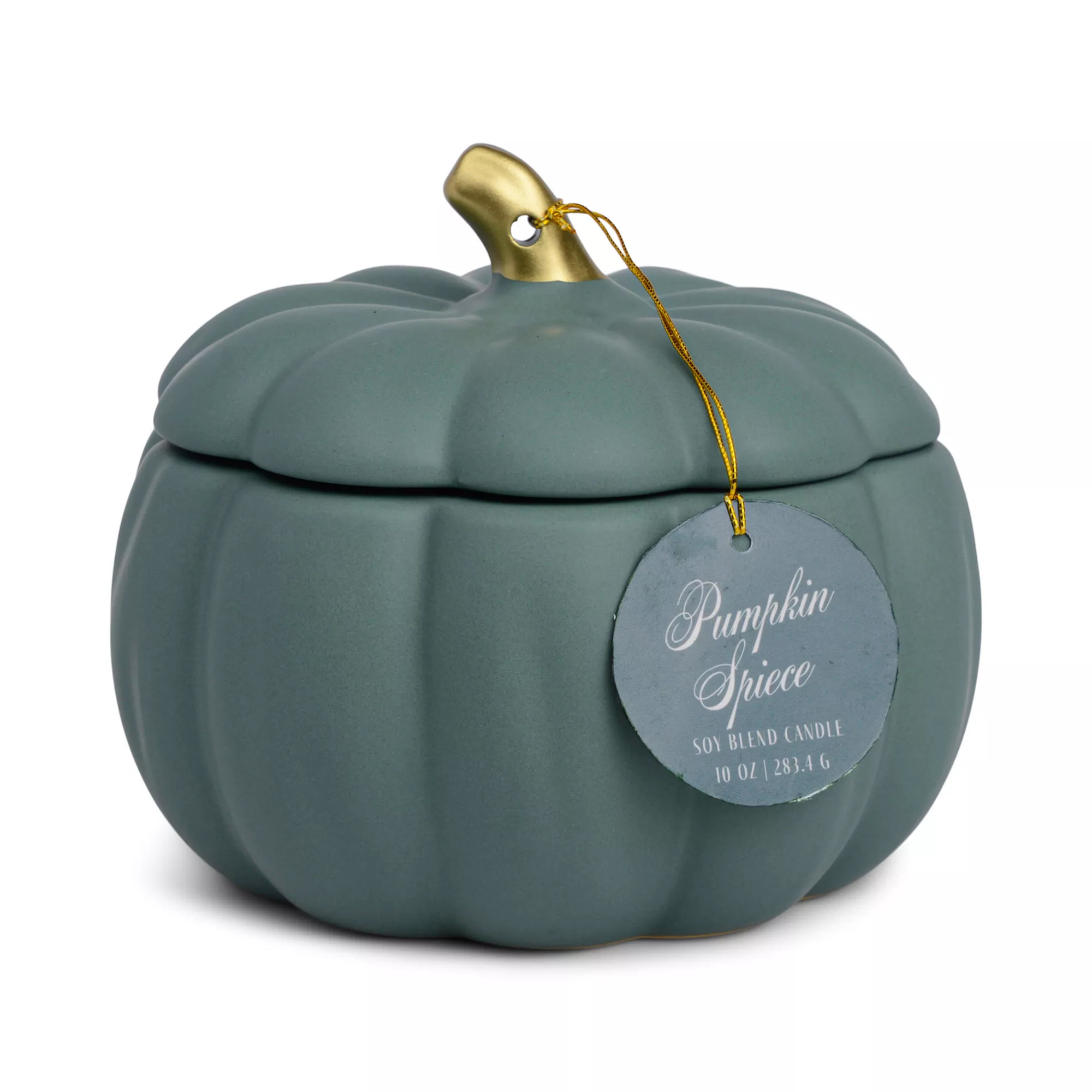 Pumpkin Spice Soy Blend 10 oz Ceramic Pumpkin Candle | Kohl's