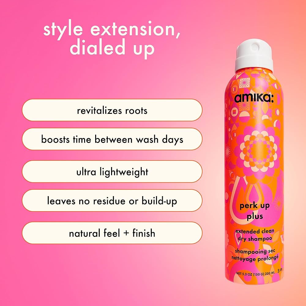 amika perk up plus extended clean dry shampoo | Amazon (US)