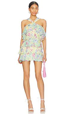 MAJORELLE Ella Mini Dress in Spring Vintage Multi from Revolve.com | Revolve Clothing (Global)