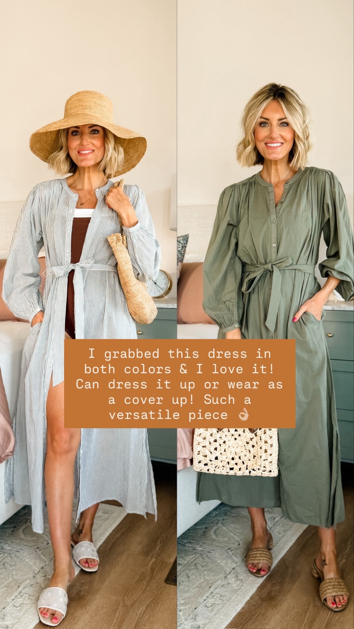 I have this dress in both colors! Such an easy, classic spring dress you can dress up or down! Wearing an XS in dress & M in swimsuit! 

Loverly Grey, Target circle week, Target sale, spring dress, cover up, spring outfit, vacation looks 

#LTKSaleAlert #LTKSeasonal