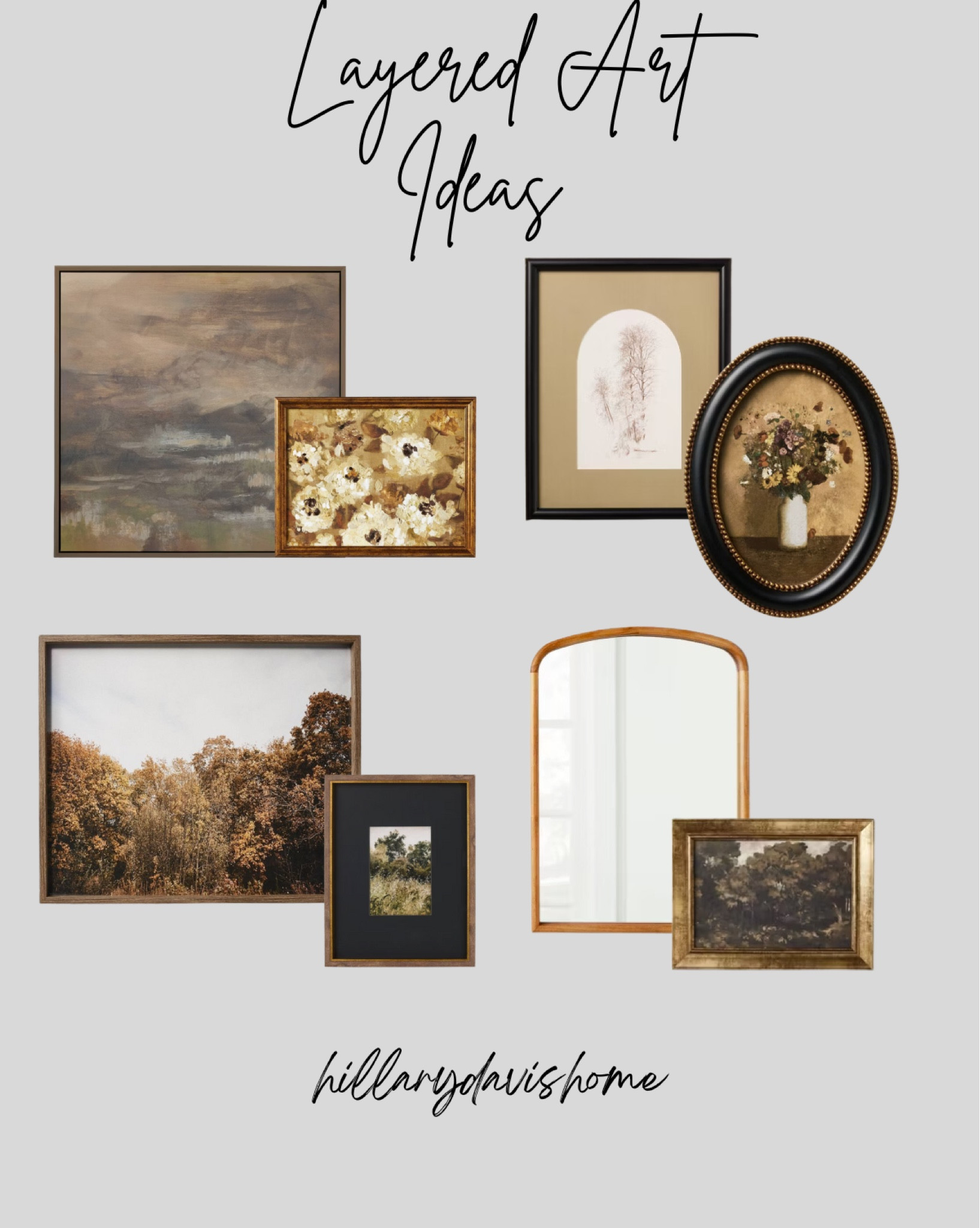 Layering art can be beautiful on a mantle, console or wall space that needs a bit more visual interest and impact. I love these deeper tones for the fall season! 🍁🍂 

Fall art inspo | layering art | target style | target art | studio McGee art | moody art 

#LTKFindsUnder100 #LTKSeasonal #LTKHome