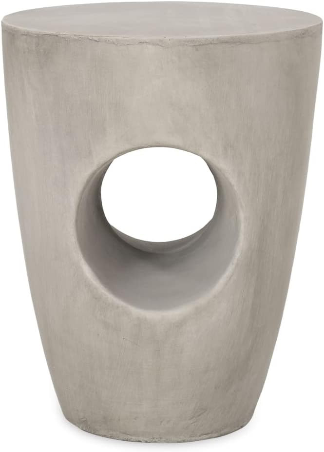 Christopher Knight Home Randall Outdoor Contemporary Lightweight Accent Side Table, Concrete Fini... | Amazon (US)