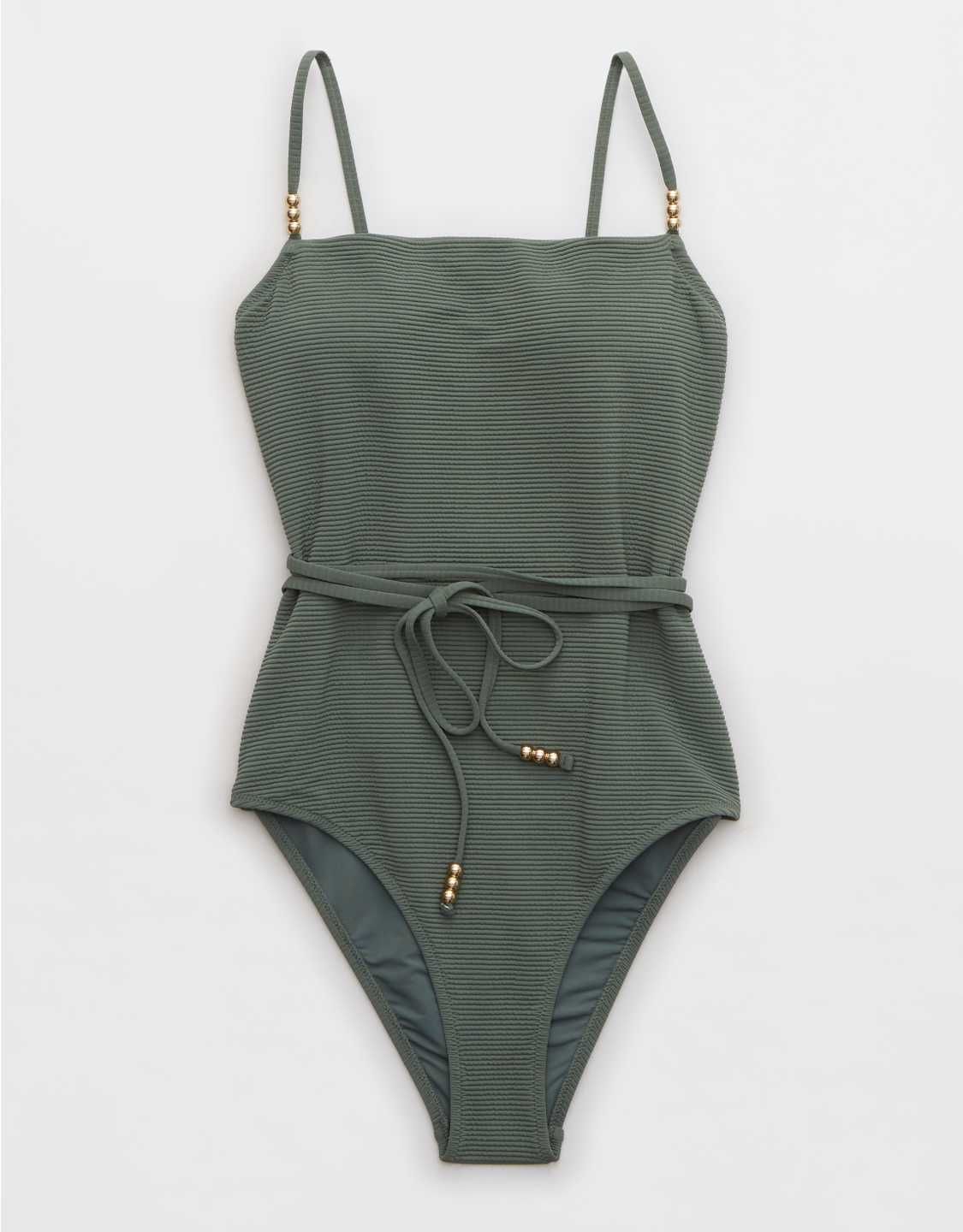 Aerie Textured One Piece Swimsuit | American Eagle Outfitters (US & CA)