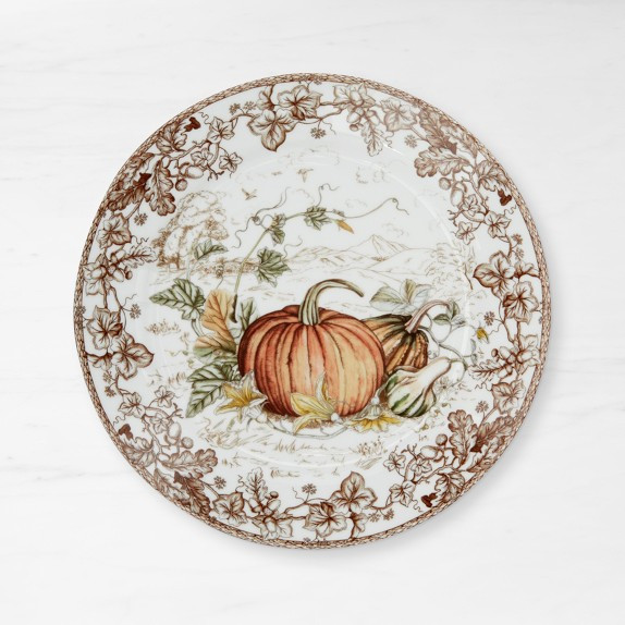 Plymouth Pumpkin Dinner Plates | Williams-Sonoma