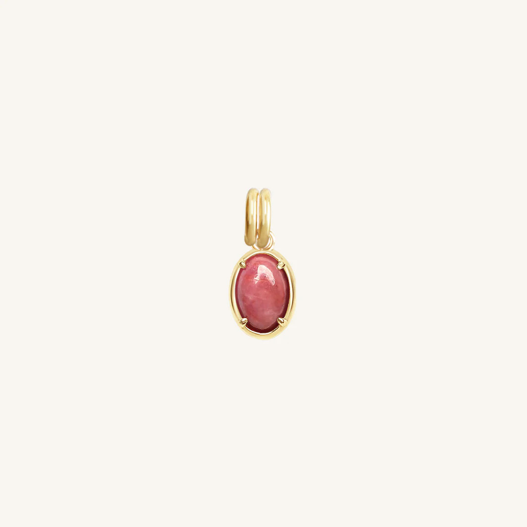 Rhodonite Haven Charm | Francesca Jewellery