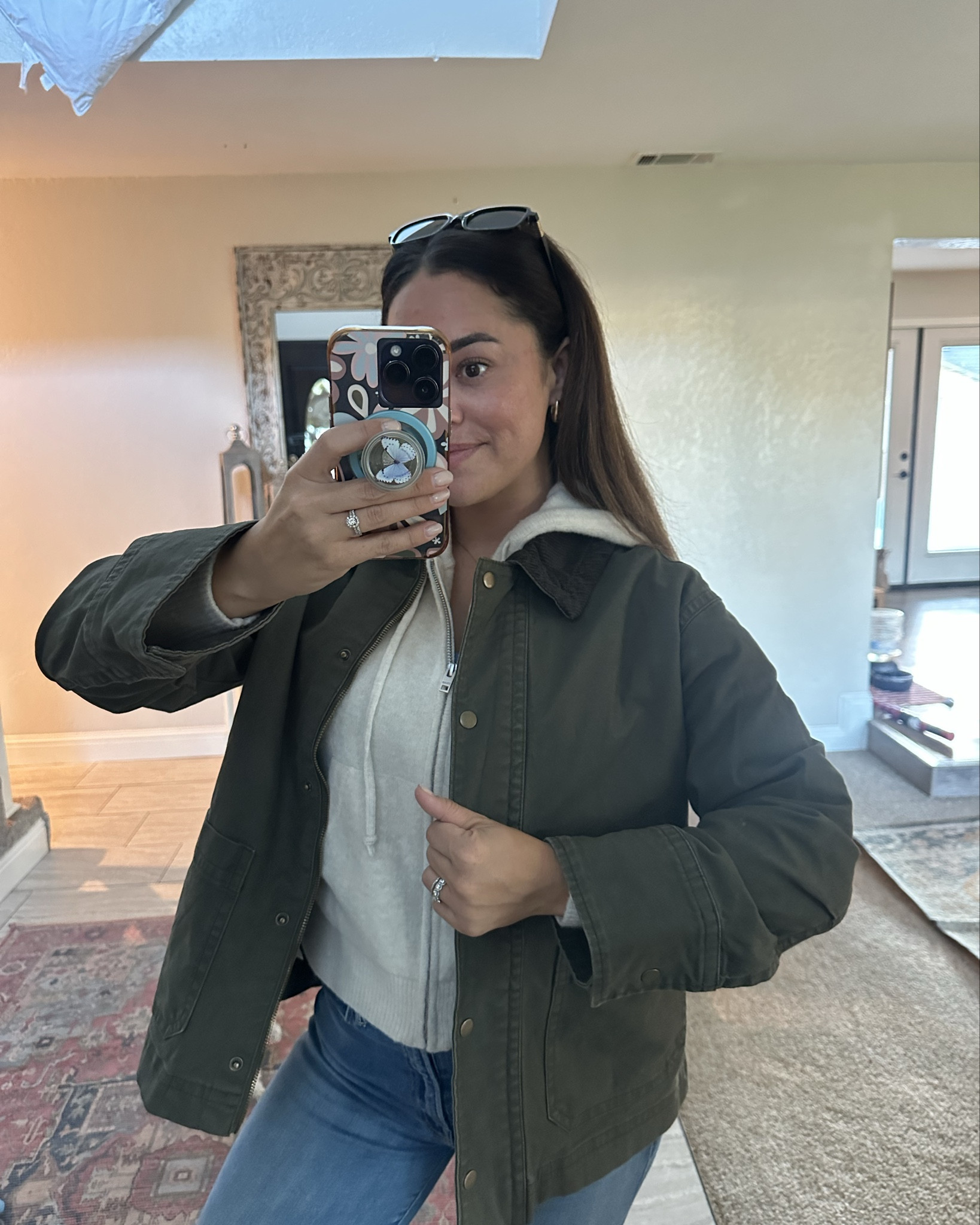 If I were to add just two items to my fall wardrobe to feel fresh and current it would be a barn jacket and these adidas shoes! 