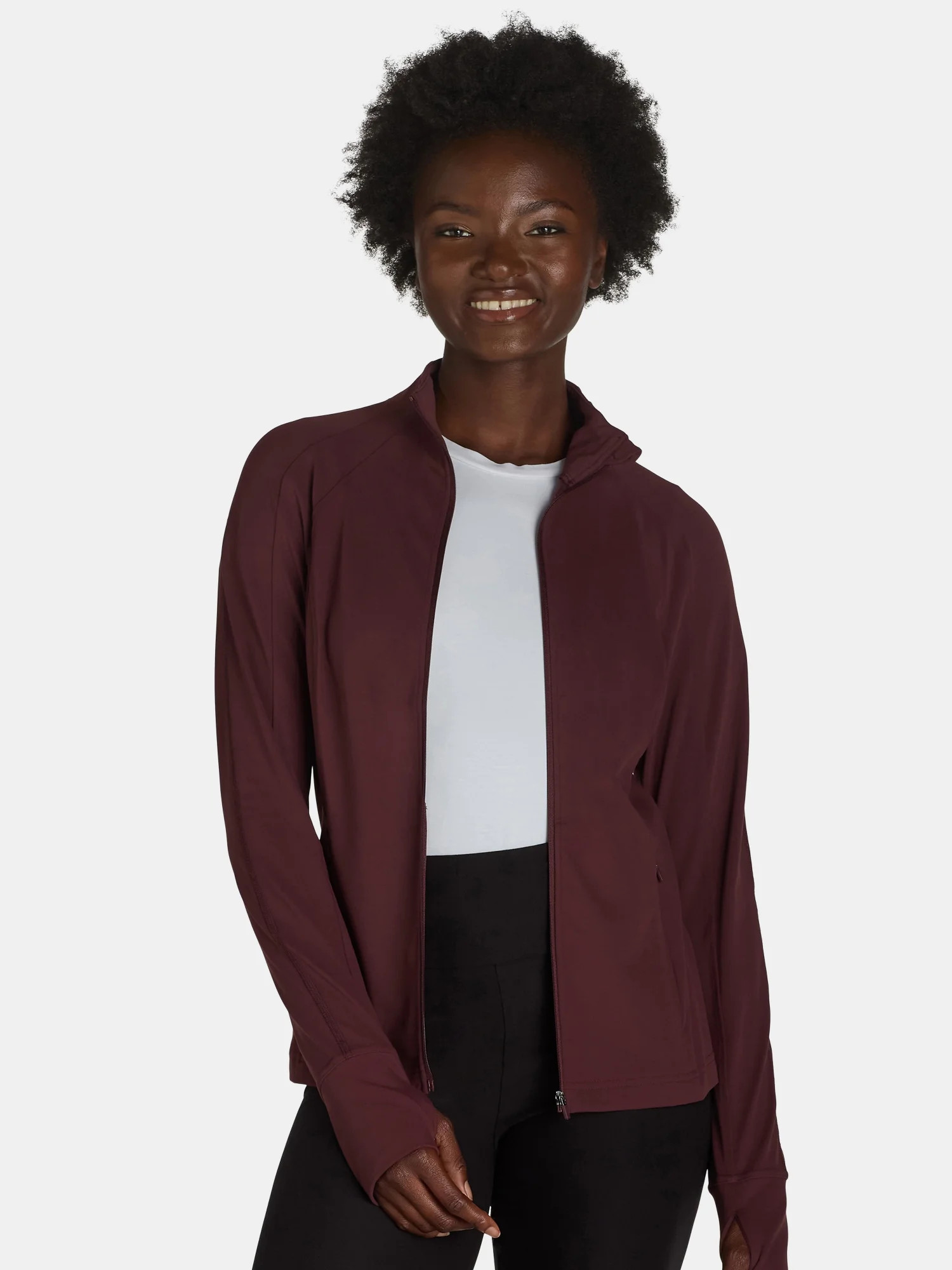 Avia Women's SoftSculpt Zip-Up Jacket, Sizes XS-XXXL | Walmart (US)