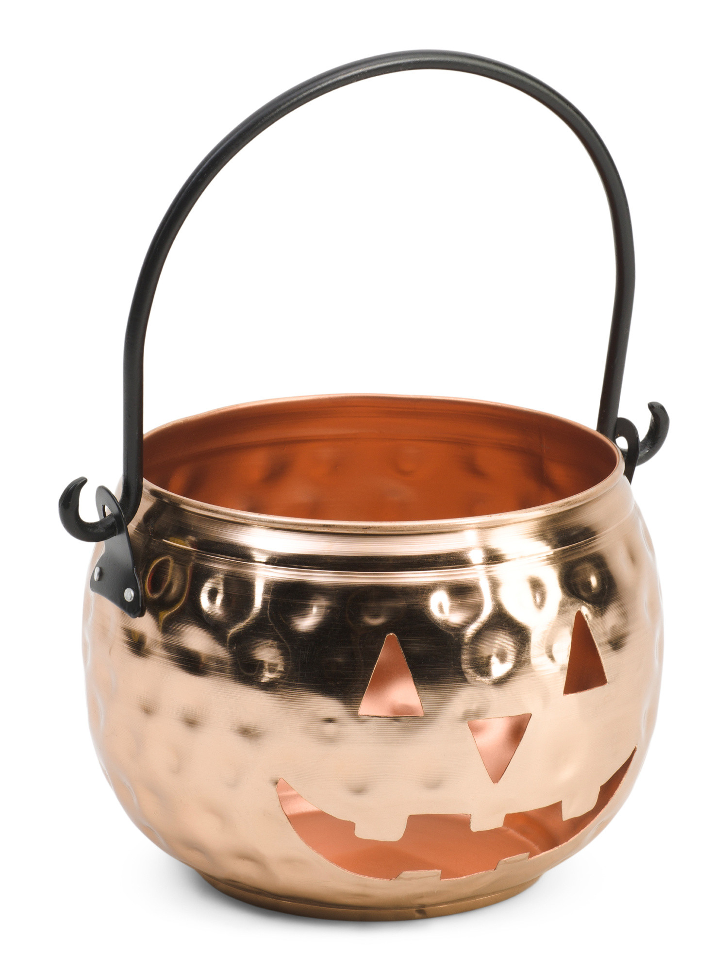 9in Hammered Jack O Lantern Bucket | Halloween | Marshalls | Marshalls