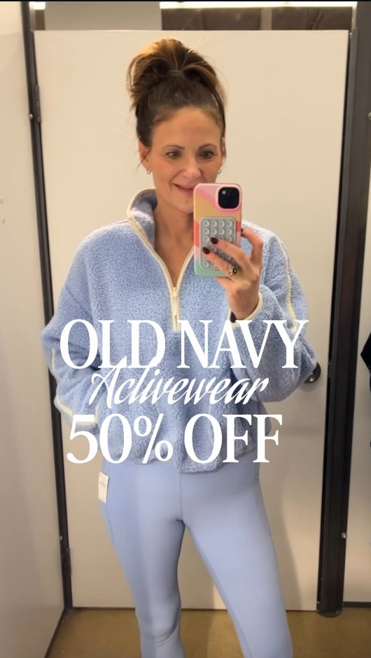 Athleisure girl always! 🩵 Like + comment SHOP for a DM to these links or ship it directly on my LTK! 

The fleece pullovers are so soft and I’m obsessed with the colors and patterns. Love the matching leggings too. The bounce fleece funnel and matching pants feel like no other and are such a cozy set! 

#LTKSaleAlert #LTKOver40 #LTKFindsUnder50