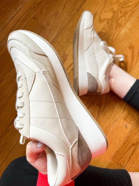 Love these super comfy neutral sneakers from target! I stayed true to size!  

#LTKfindsunder50 #LTKover40 #LTKshoecrush