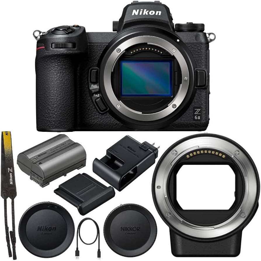 Nikon Z6II Mirrorless Digital Camera with Nikon FTZ II Mount Adapter Bundle (2 Items) | Amazon (US)
