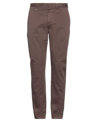 Berna Man Pants Dark brown Size 32 Cotton, Elastane | YOOX (US)
