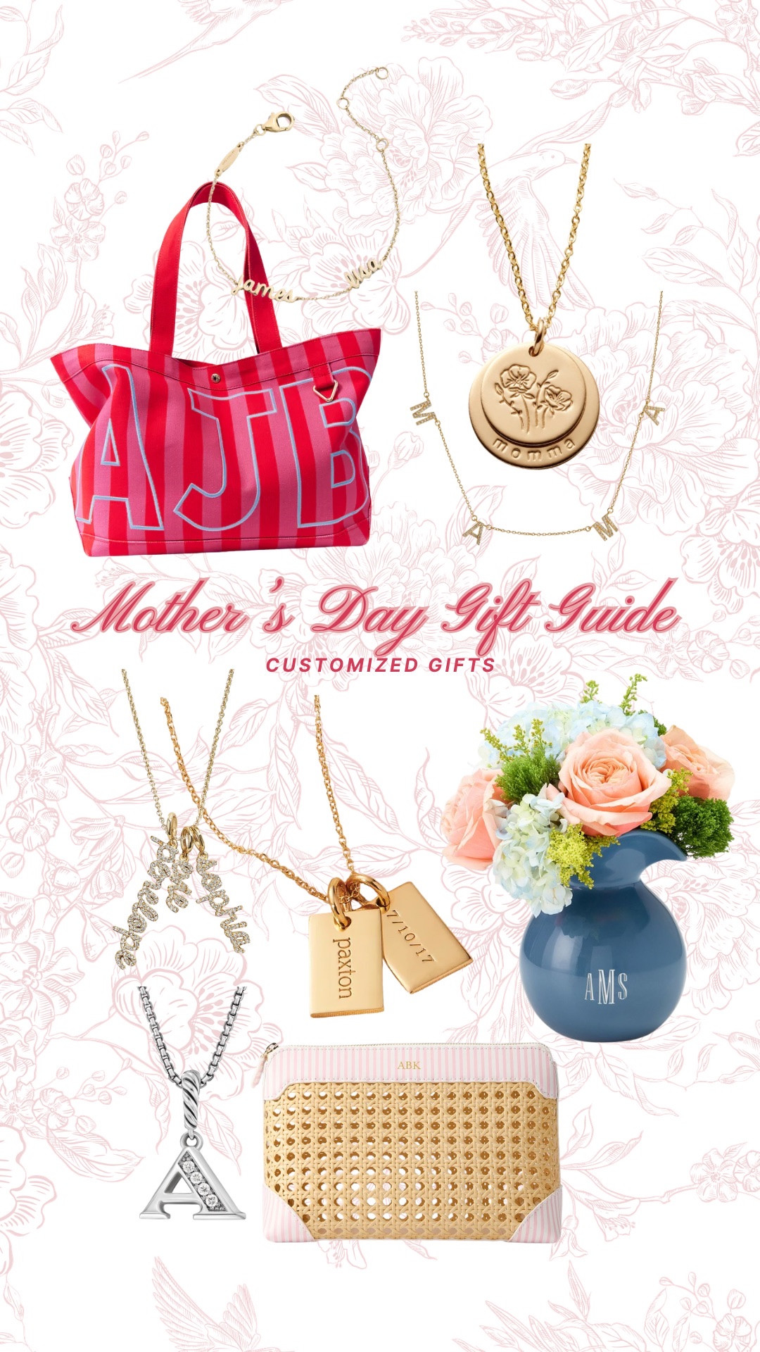 The sweetest customizable gifts for mom 💗✨ think dainty jewelry and chic bags you can personalize just for her—meaningful, timeless, and perfect for Mother’s Day

custom gifts for mom / personalized jewelry / initial necklace / name necklace / engraved jewelry / charm bracelets / custom bags / monogram bags / everyday tote / luxury inspired gifts / Mother’s Day gift ideas / sentimental gifts / keepsake gifts / gift ideas for her / timeless accessories / Mother’s Day gifts / gift guide for mom / thoughtful gifts for her / luxury Mother’s Day gifts / new mom gifts / mom custom jewelry / Mother’s Day jewelry gift ideas / birthstone jewelry gift / initial necklace  / Mother’s Day gift ideas / mom gift ideas / gifts for mom 

#LTKmomlife
