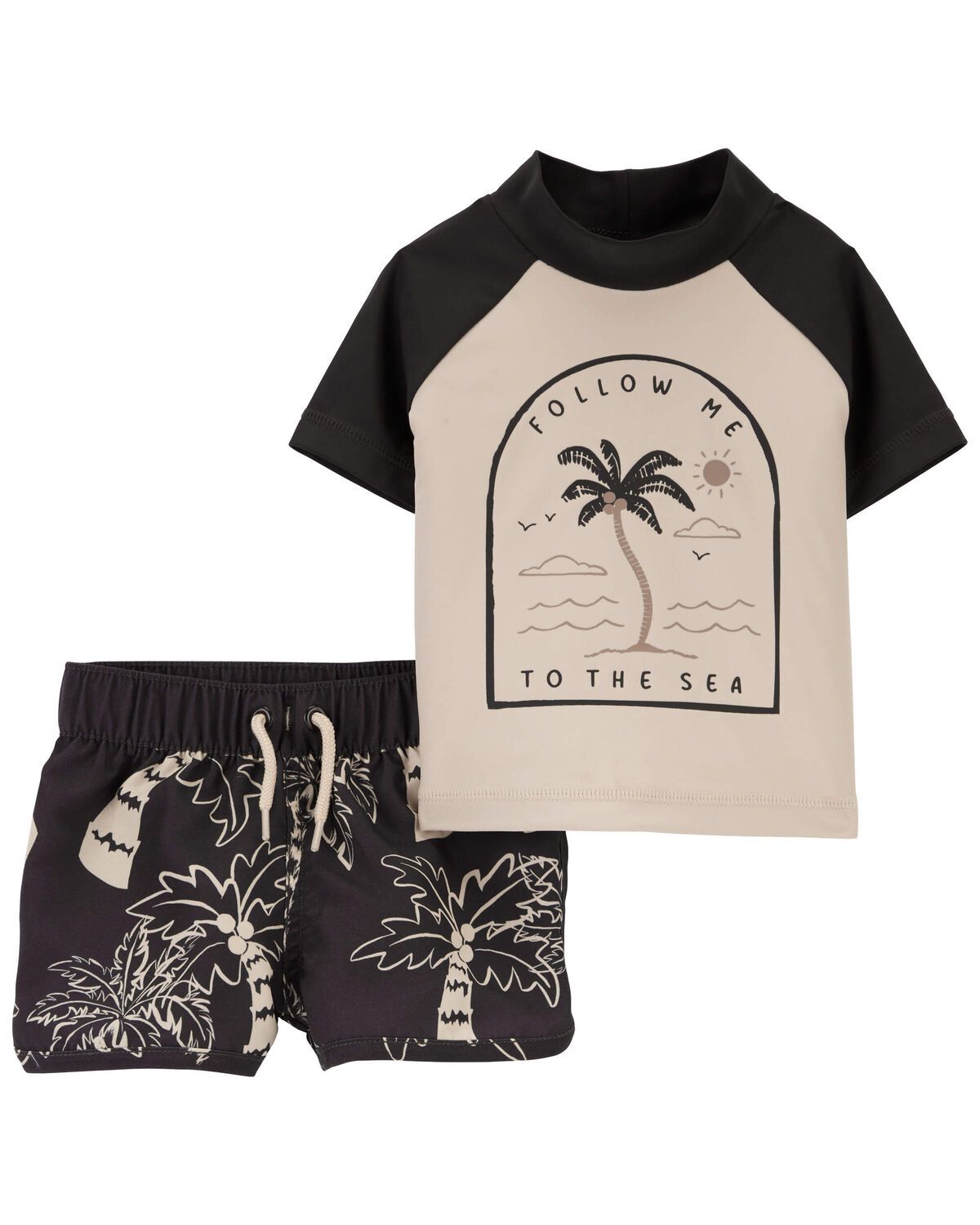 Baby 2-Piece Palm Tree Rashguard Set | Carter's