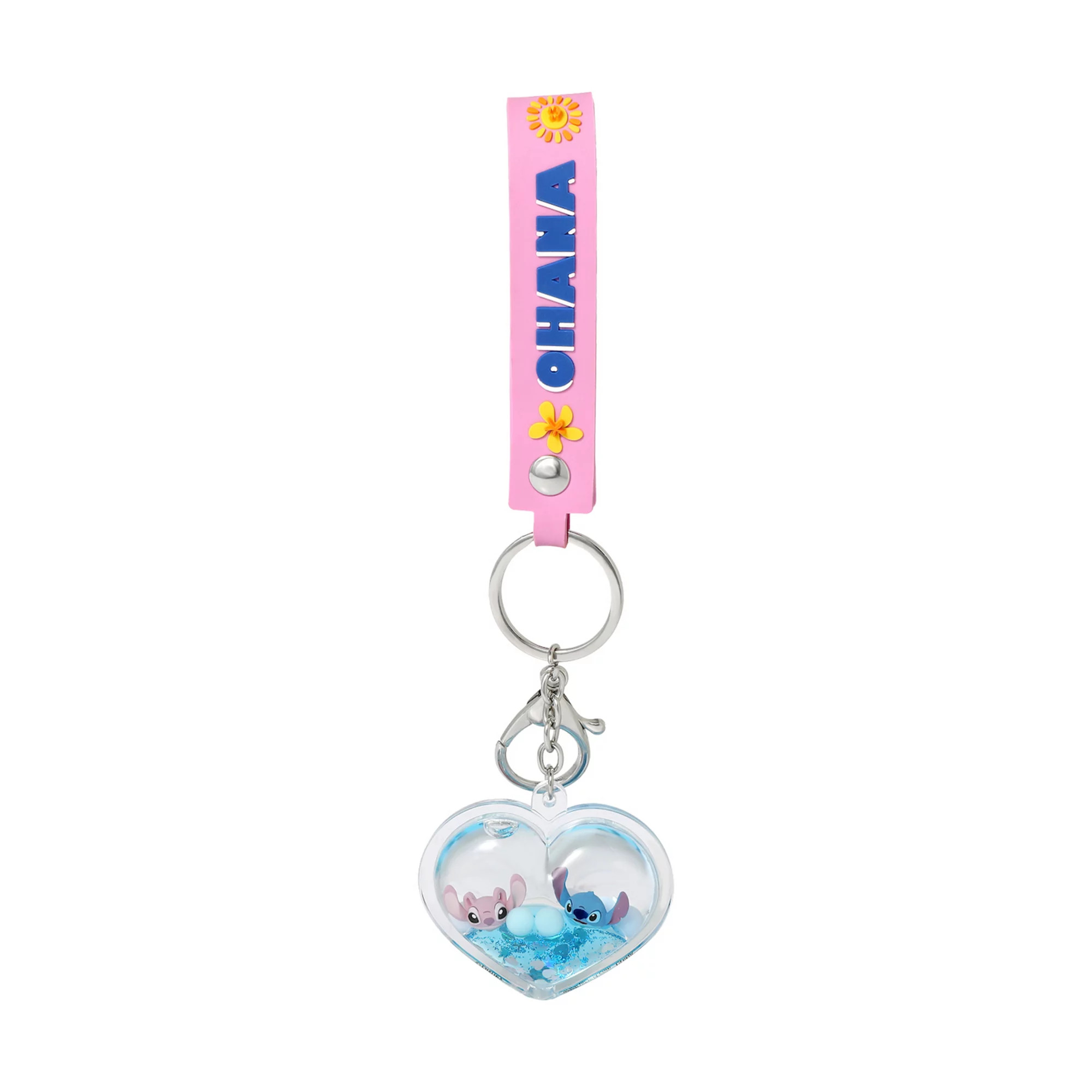 Disney's Lilo & Stitch Angel Heart Shape Ohana Keychain | Kohl's