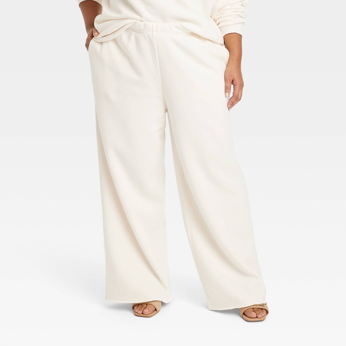 Women's Mother Wide Leg Graphic Pants - White | Target